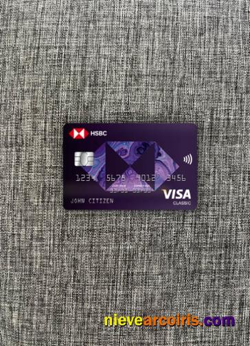 Greece HSBC visa classic card photolook